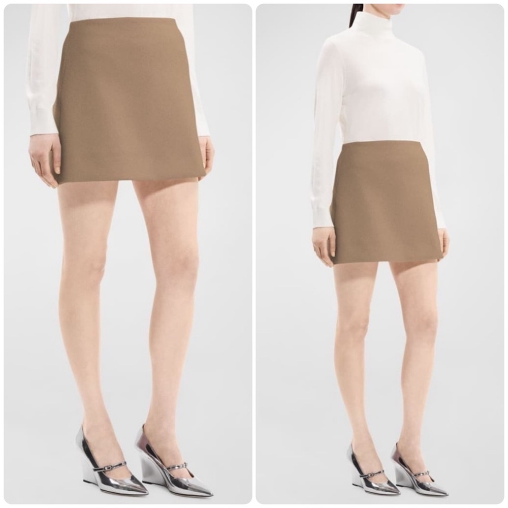 Theory High-Waist Mini Skirt Size 4